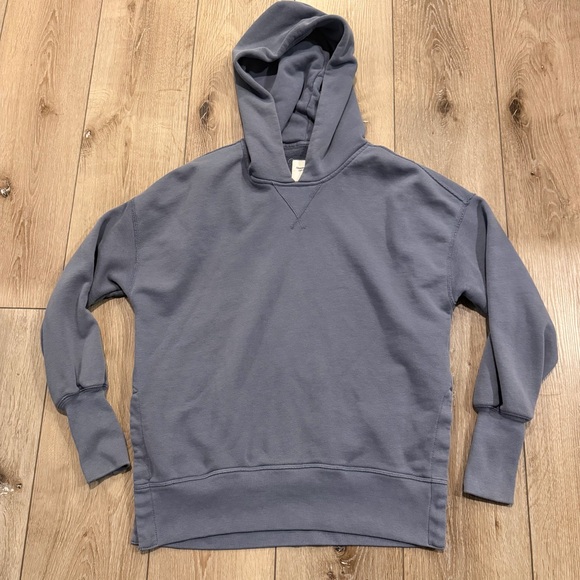 Abercrombie & Fitch Tops - Abercrombie & Fitch Blue Gray Hoodie Sweatshirt Soft A&F Collection XXS